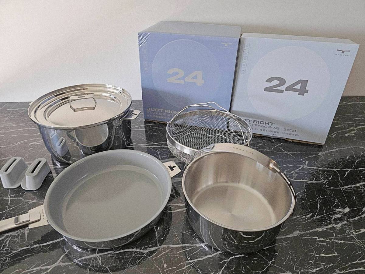 膳夫鋼好鍋-全能 3 件組:24cm 煎鍋+雙湯鍋 (20/24cm),煎、煮、燉全包辦!廚房神隊友一次到位! - 第2張圖 膳夫鋼好鍋-全能 3 件組:24cm 煎鍋+雙湯鍋 (20/24cm),煎、煮、燉全包辦!廚房神隊友一次到位!
