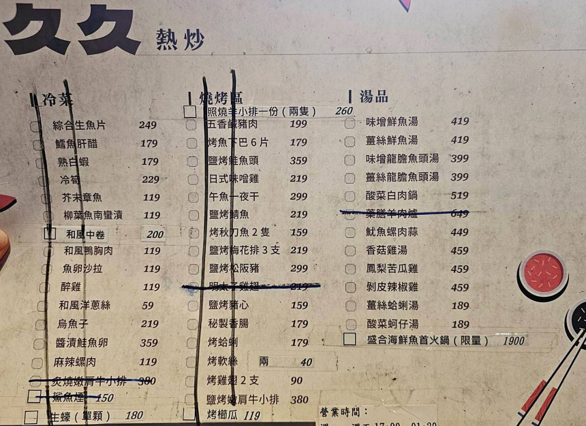 【台南美食】久久家常菜熱炒乾鍋~這間乾鍋太絕了!平價熱炒與宵夜的靈魂歸宿! - 第9張圖 【台南美食】久久家常菜熱炒乾鍋~這間乾鍋太絕了!平價熱炒與宵夜的靈魂歸宿!